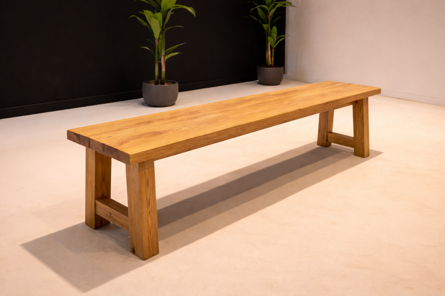 Custom Furniture Balance – Solid Maple Dining Chair & Bench Set