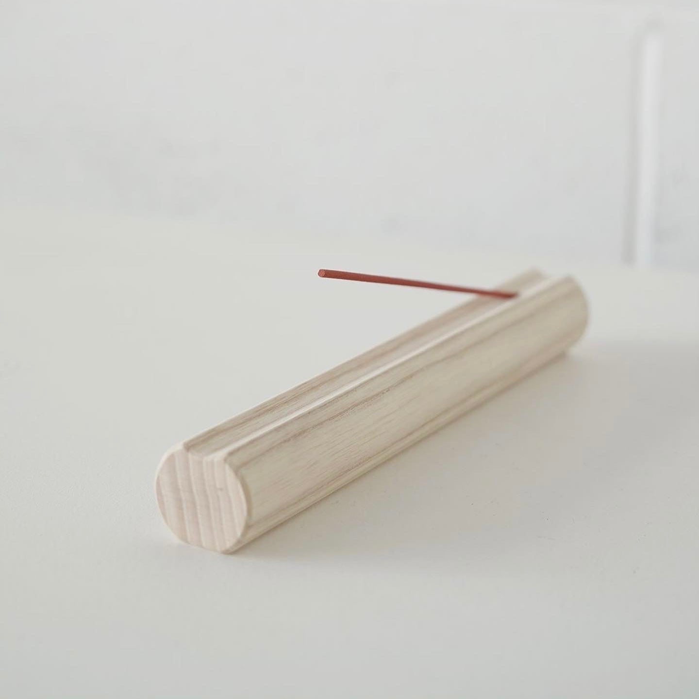 Ash Wood Incense Holder