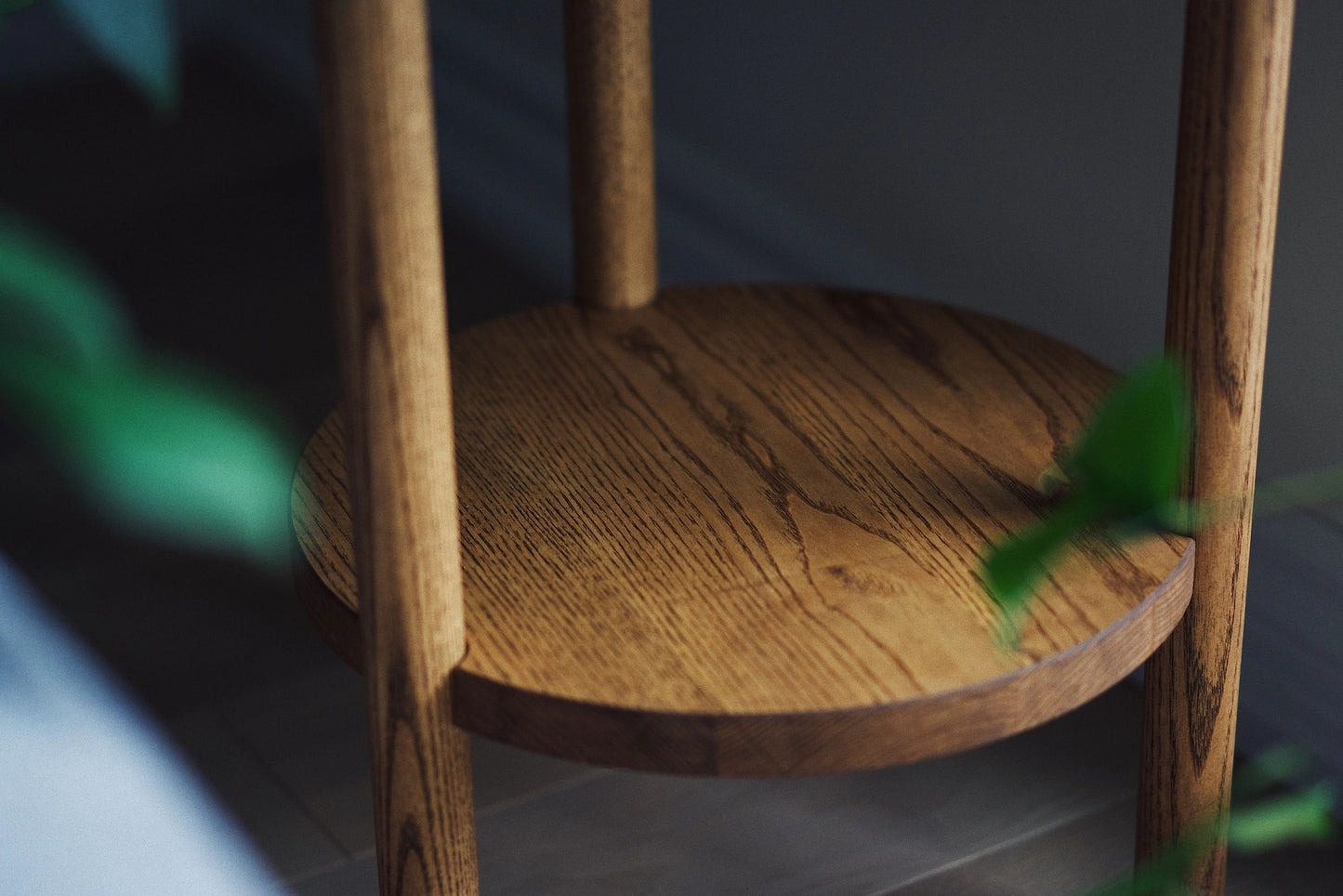 Wood Side Table Short