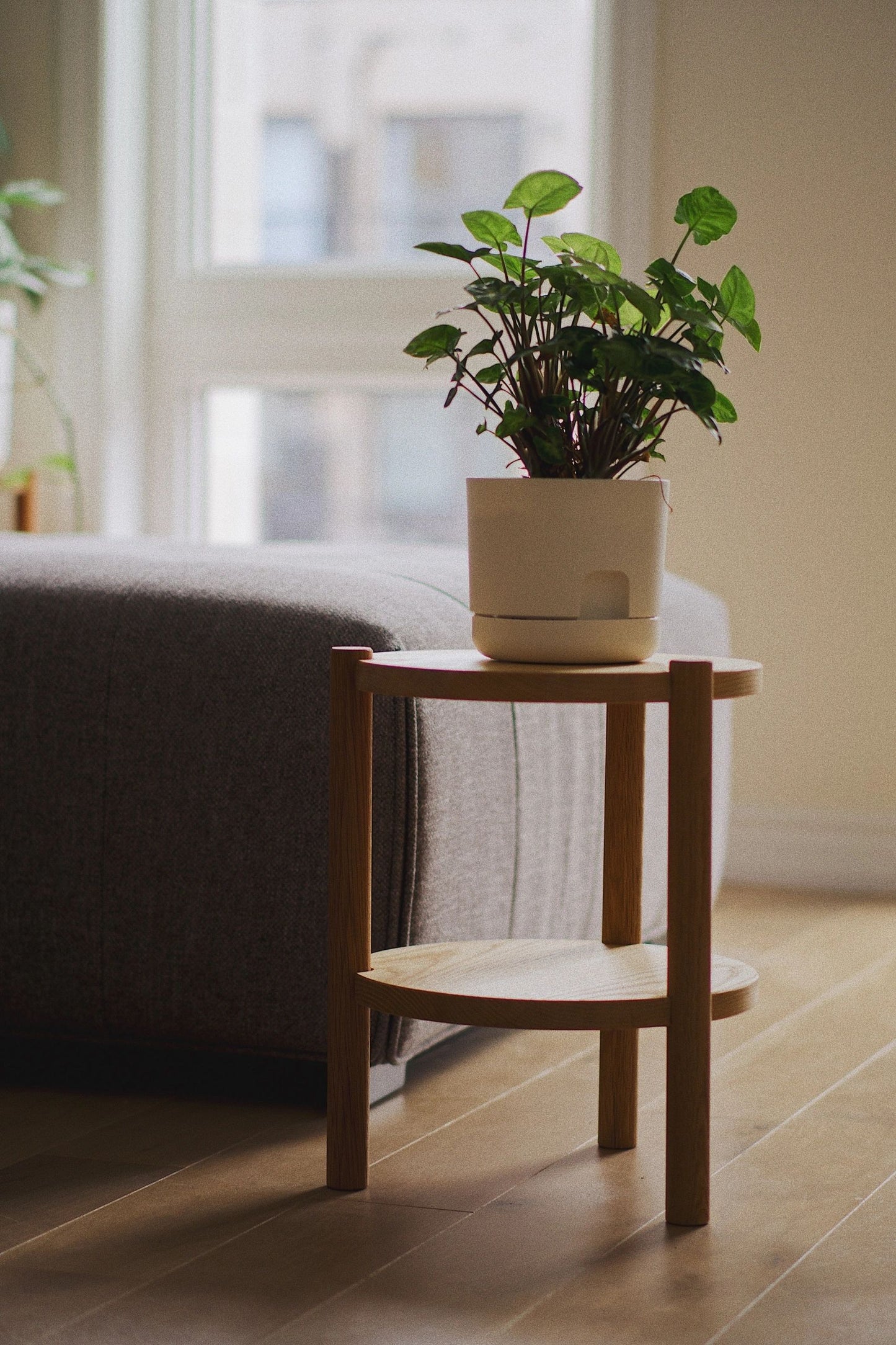 Wood Side Table Short
